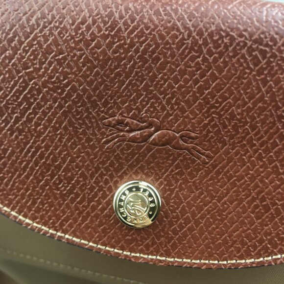 NWT Longchamp Le Pliage Original Large Shoulder Nylon Bag Tote IN Camel - Picture 8 of 12